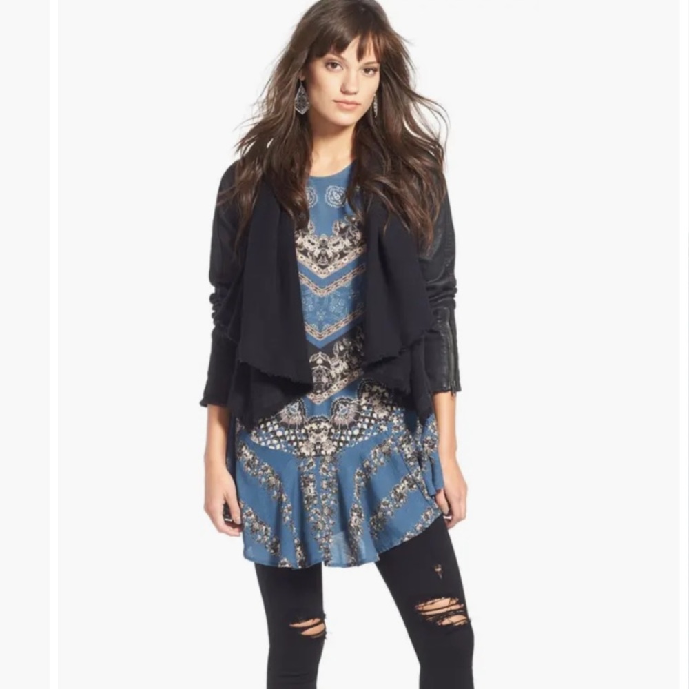 Free People Smooth Talker blue combo size M